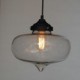 Bubble Design Pendant, 1 Light with Transparent Shade