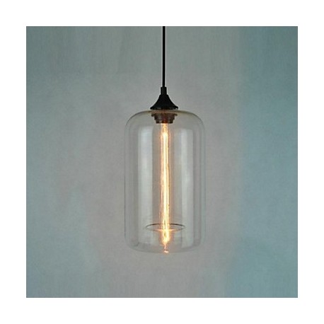 Bottle Design Pendant, 1 Light, Minimalist Iron Painting