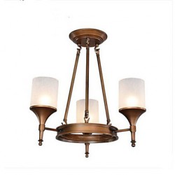 Retro Pastoral Wrought Iron Chandeliers