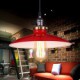 American Industrial Cafe Bars Attic LOFT Style Study UFO Droplight