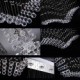 LED Ceiling Crystal Pendant Lamps Light Lighting 8 Lights Modern Luxurious Silver Canpoy K9 Clear Crystal Fixtures