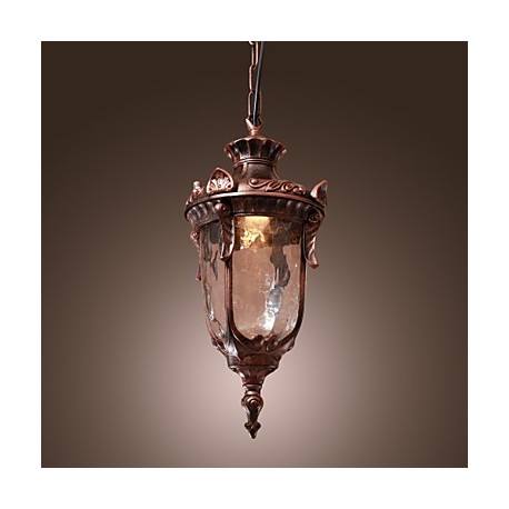 Antique Inspired Pendant Light with 1 Light