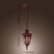 Antique Inspired Pendant Light with 1 Light