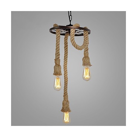 MAX 40W Retro Mini Style Electroplated Metal Pendant LightsLiving Room / Bedroom / Dining Room / Study Room/Office / Kids Room /