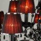 Chandeliers Crystal Modern/Contemporary Living Room Crystal,15 Light Red