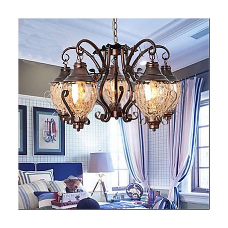 Retro European Pastoral Ancient Lron Chandelier 5