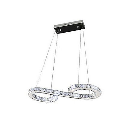 S Model LED Pendant Lights Modern Crystal Lamps Lighting Luxurious Ceiling Light Fixtures