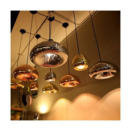 Max 20W Modern/Contemporary Painting Metal Pendant Lights Living Room / Bedroom