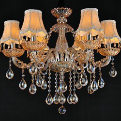 Chandeliers Crystal Traditional/Classic Living Room Glass, 6 Light