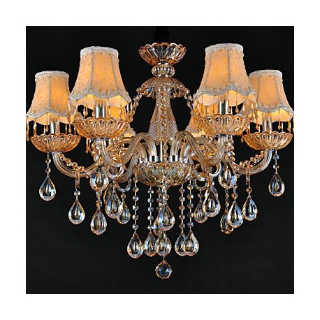 Chandeliers Crystal Traditional/Classic Living Room Glass, 6 Light