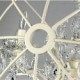 MAX:60W Vintage Crystal Painting Metal Chandeliers Dining Room / Study Room/Office / Entry / Hallway