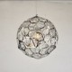 Silver Silver Brick Bar Mesh Chandelier