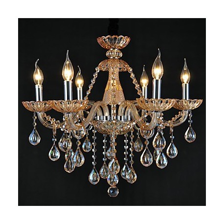 Chandeliers Crystal Traditional/Classic Living Room Glass, 6 Light