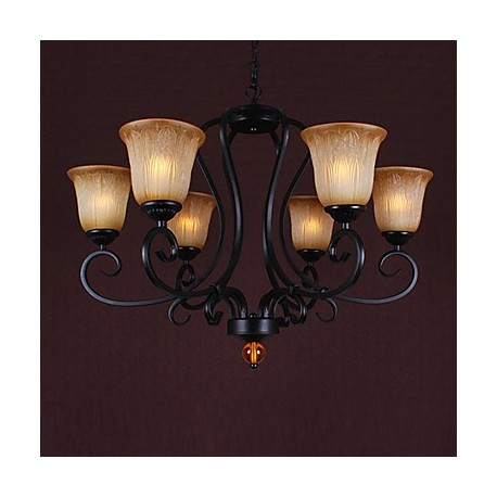 Max 60W Traditional/Classic Candle Style Painting Chandeliers Living Room / Dining Room