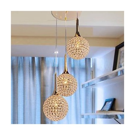 LED Modern Crystal Chandelier Dish