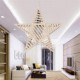 12W Vintage LED Five-pointed Star Wood Chandeliers Living Room / Bedroom / Dining Room / Study Room/Office / Hallway