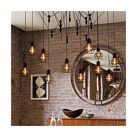 Creative American Style 12 Light Pendant