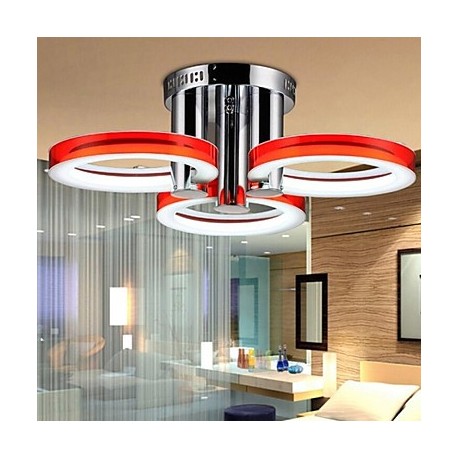 18 Modern/Contemporary LED / Bulb Included Chrome Metal Chandeliers / Flush Mount Living Room / Bedroom / Study Room/Office