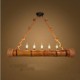 Cafe Pastoral Nostalgia Decorative Bamboo Chandelier