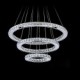 LED Crystal Ceiling Lights Pendant Chandelier Light Lighting Fixtures with LED Warm and LED Cool White D204060cm CE UL