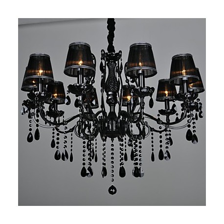 Chandeliers Crystal Modern/Contemporary Living Room Crystal,10 Light Metal