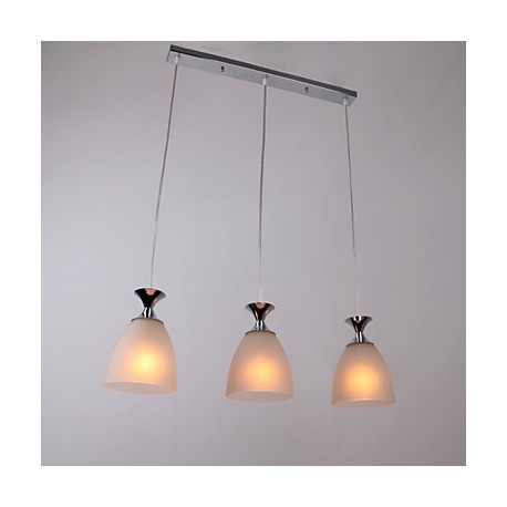 Max 60W Modern/Contemporary / Island Mini Style Chrome Pendant Lights Living Room / Dining Room