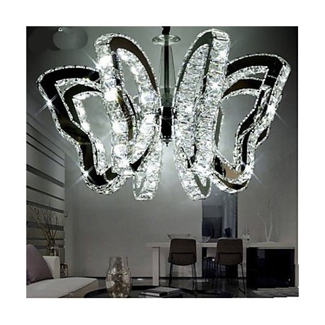 Butterfly Restaurant Lamp Modern Luxury LED Crystal Lamp