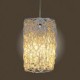 10*20CM Modern Rural Cany Art Woven Rattan Restaurant Single Head Droplight Lamp LED