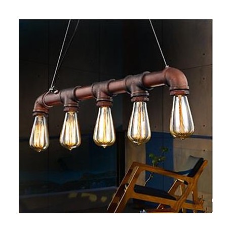 American Country Industrial Restaurant Bar Porch Loft Conduit Droplight