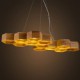 Designer Art Individuality Chandelier Restaurant Bar Simple Honeycomb Wood Lamps