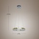 LED Crystal Pendant Light, Golden Modern Lamp