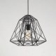 Retro Restaurant Bar Little Sitting Room Balcony Wrought Iron Diamond Pendant Lamp