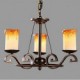  Study The living Room Antique Candle lamp Iron Chandelier