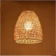  Retro Round Rattan Garden Balcony Lamp Shade Study