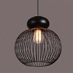 Max 60W Retro Designers Metal Pendant Lights Bedroom / Dining Room / Kitchen / Study Room/Office / Hallway