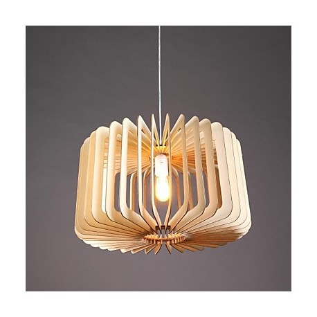 40W Modern/Contemporary / Traditional/Classic / Country / Vintage / Lantern Painting Wood/Bamboo Pendant LightsLiving Room / Bed