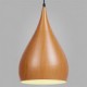 New Retro pendant lights Wood Grain Metal Dining Room, Living Room, Cafe , Kitchen , Kids Room pendant lamps