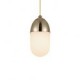 Mini Acorn Pendant Lamp/1 Light/Mordern Simplicity/Golden/Chrome/Wooden Color/Finish Carbon Steel & Glass/Droplight