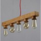 MAX 60W Modern/Contemporary / Traditional/Classic Mini Style Painting Wood/Bamboo Pendant LightsLiving Room / Bedroom / Dining R