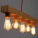 MAX 60W Modern/Contemporary / Traditional/Classic Mini Style Painting Wood/Bamboo Pendant LightsLiving Room / Bedroom / Dining R