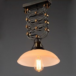 American Countryside Loft Style Pendant Light Wrought Iron Scissor Light Coffee Shop Decoration Light Bars Light