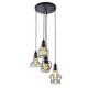 60W Country Mini Style Painting Metal Chandeliers Bedroom / Dining Room / Study Room/Office / Hallway