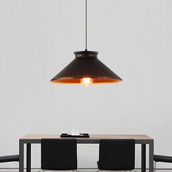 Max 60W Retro Designers Metal Pendant Lights Living Room / Bedroom / Dining Room / Kitchen / Study Room/Office