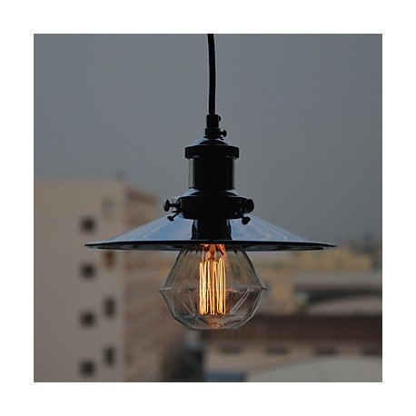 MAX:60W Country Bulb Included Chrome Metal Pendant Lights Living Room / Study Room/Office / Kids Room / Entry / Hallway