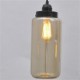 American retro minimalist single glass chandelier