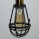 New LOFT Lamp Vintage Pendant Light Edison Light Balck Iron Metal Cage Lampshade Warehouse Style Lighting Light Fixture