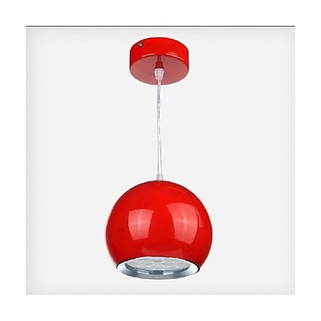 1w Modern/Contemporary / Globe LED Painting Metal Pendant LightsDining Room / Kitchen / Study Room/Office / Kids Room / Game Roo