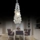 Tradition Classic Transparent glass 1 Light Chandelier