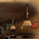 38*23CM Loft Industrial Wind Creative Nordic Hemp Rope Meals Chandeliers Lamp LED