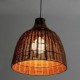 28*40CM Rural Style Cany Art Creative Hand-Made By The Cane Makes Up Droplight Lamp LED